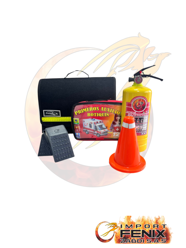 KIT DE CARRETERA EN ALFOMBRA CON BOTIQUIN TERMICO